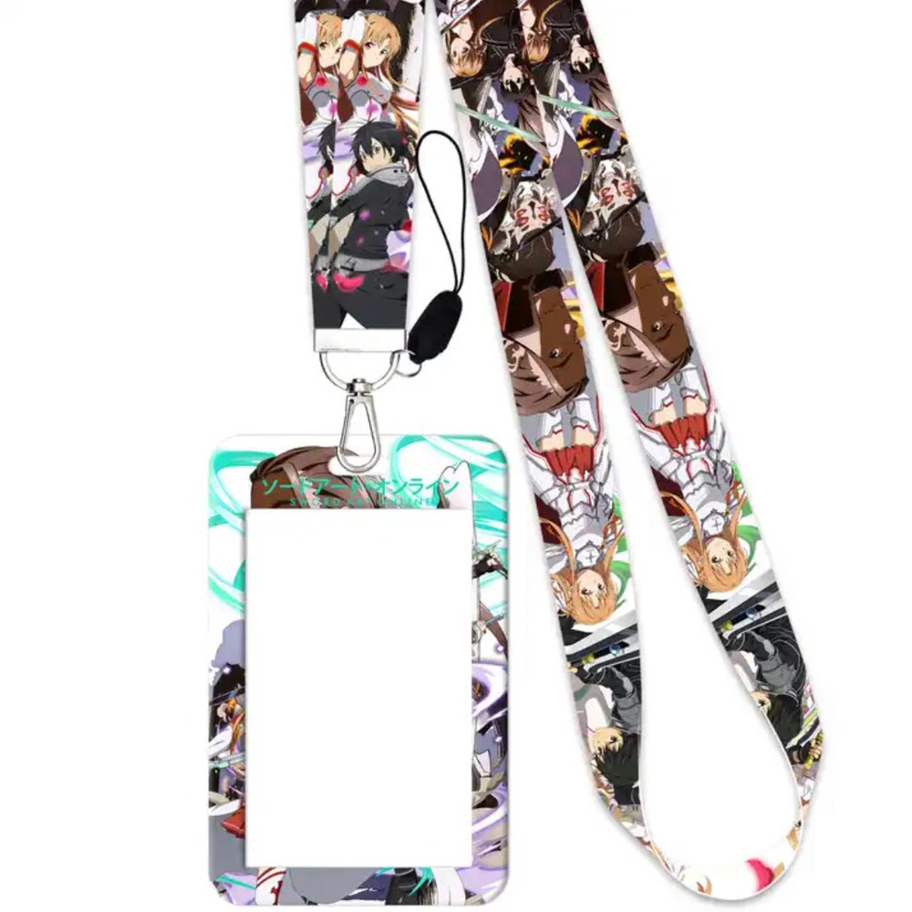 Sword Art Online Anime Lanyard/Card Holder - Picture 2 of 5